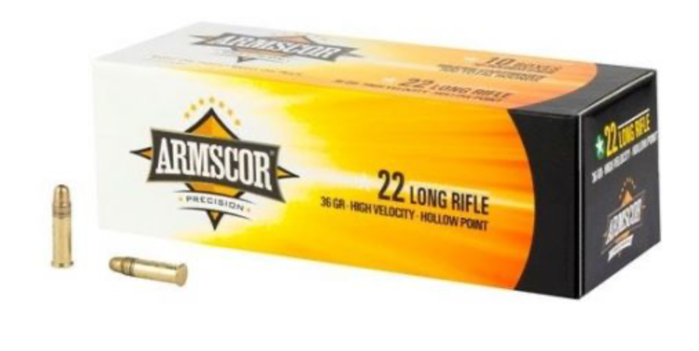 ARMSCOR 36GR HIGH VELOCITY HP 22LR AMMO, 500RD BRICK