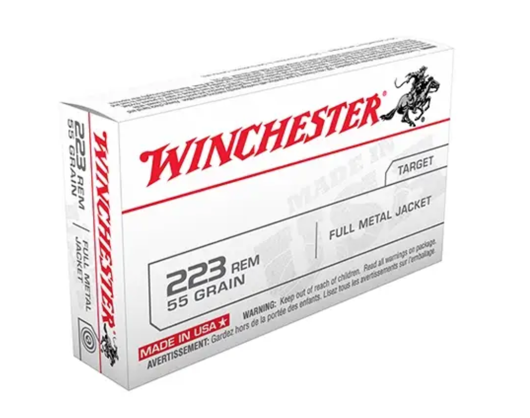 WINCHESTER USA 223 REM 55GR FMJ