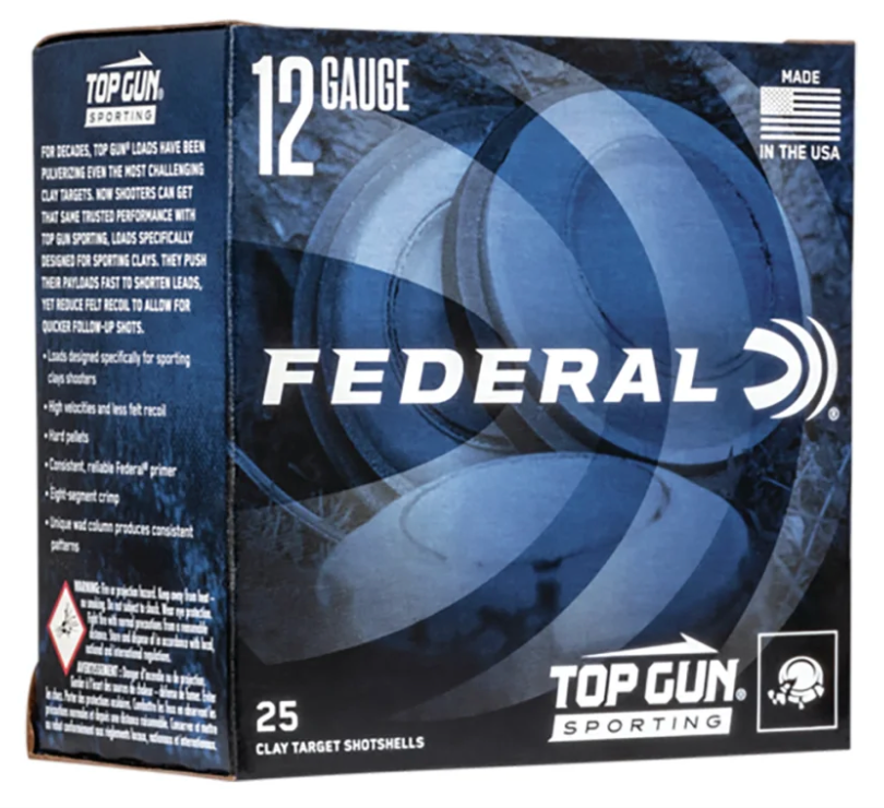 FEDERAL TOP GUN SPORTING 12 GAUGE 2.75'' 1-7.5