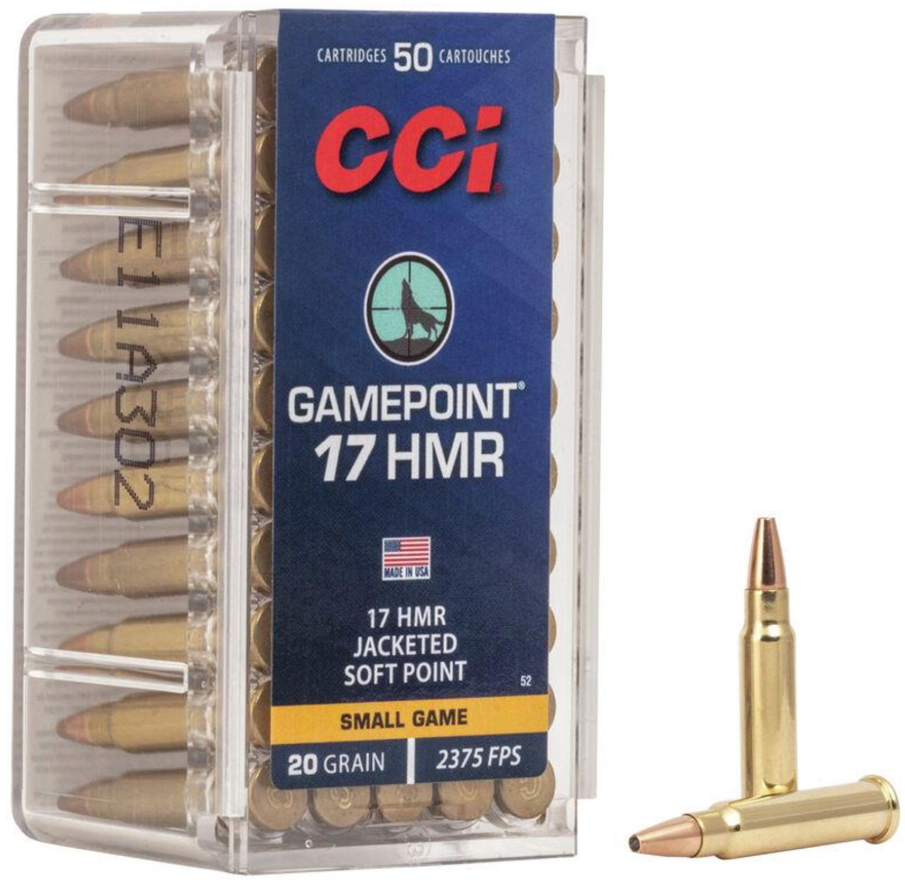 .17 HMR CCI Gamepoint 20 Grain