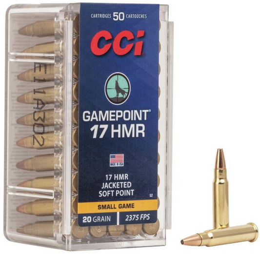 .17 HMR CCI Gamepoint 20 Grain