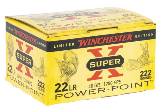 Winchester Super-X Power Point .22LR 40gr. 222rd Box